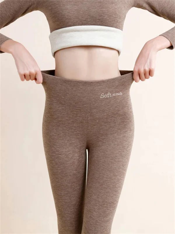 Dames Fleece Broek Warm en Comfortabel met Shaping Effect