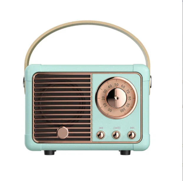 Bluetooth Speaker Retro Design Draadloos 2.0 Kanaals