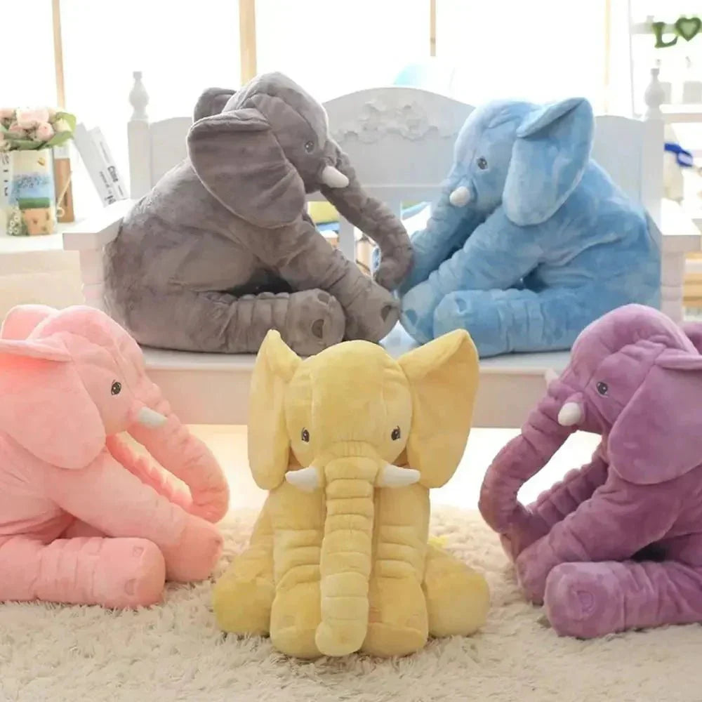Zachte Knuffelkussen Olifant voor Baby en Kinderen