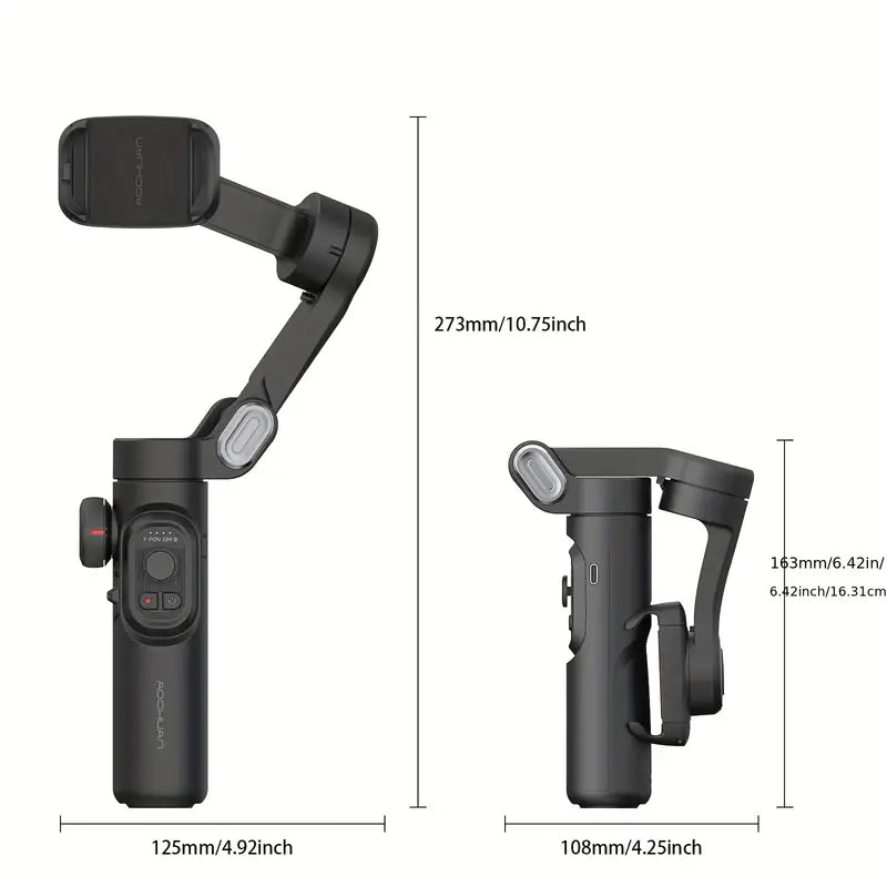 Vouwbare Smartphone Gimbal Stabilizer voor iPhone en Android