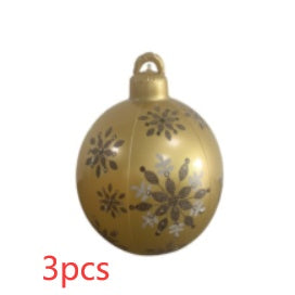 Kerstbal Buiten Decoratie 60cm Weerbestendig PVC