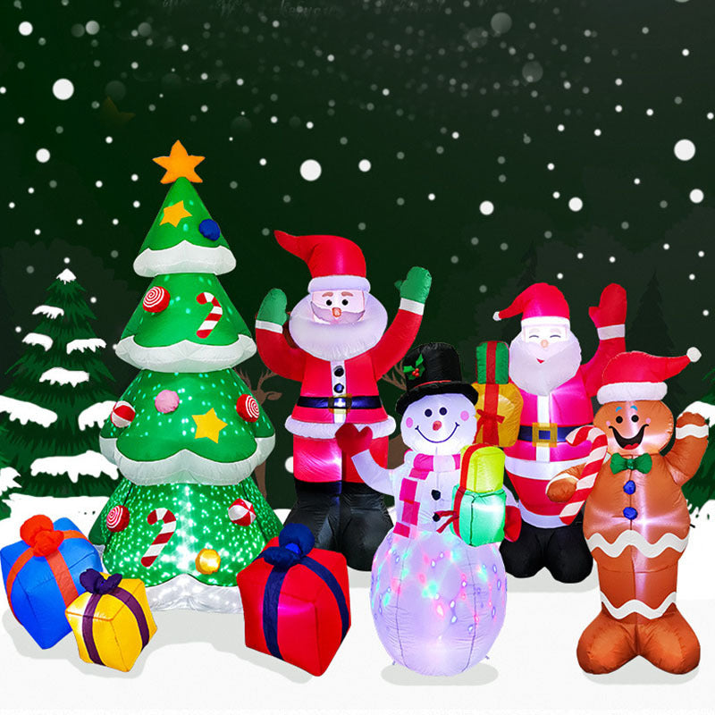 Kerstversiering met Verlichting - Sneeuwman of Kerstboom Ornament