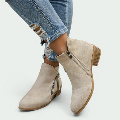 Vellura™ – Dames Enkellaarsjes van Suède met Comfortabele Pasvorm-6