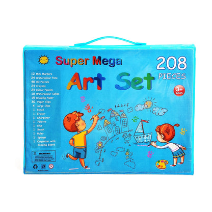 Kunstset 208 Delen Voor Kinderen Creatief Kleuren
