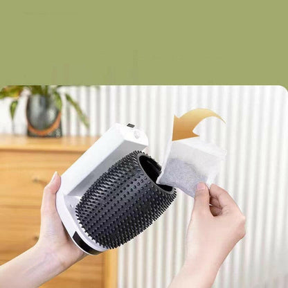 Automatische Kattenborstel Set met Wandbevestiging