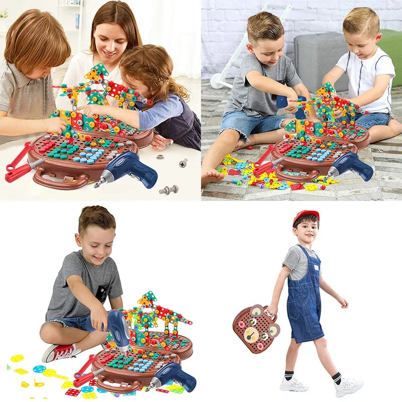 DrillPlay Creatief Speelgoed voor Kinderen Motoriek en Probleemoplossing