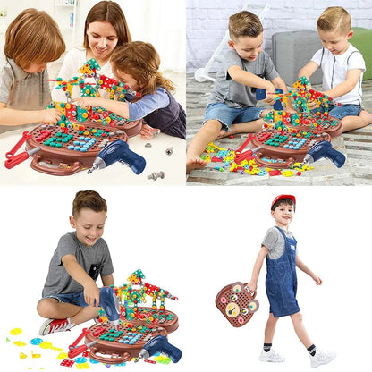 DrillPlay Creatief Speelgoed voor Kinderen Motoriek en Probleemoplossing