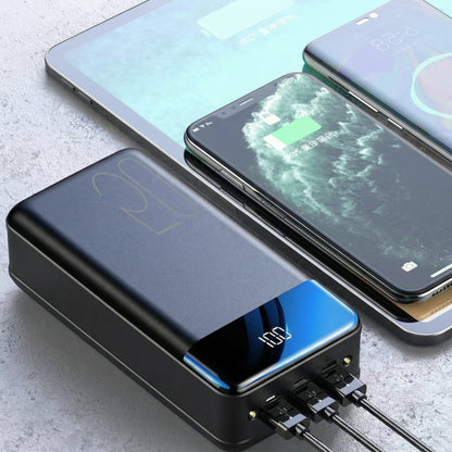 Krachtige Powerbank 100.000 mAh met Snelladen en LED Display
