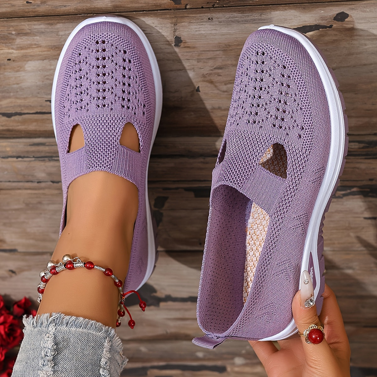 Dames Sneaker Orthopedisch Comfortabel met Flexibele Zool