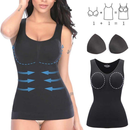 Dames Shaping Tanktop Elastisch Naadloos Comfortabel