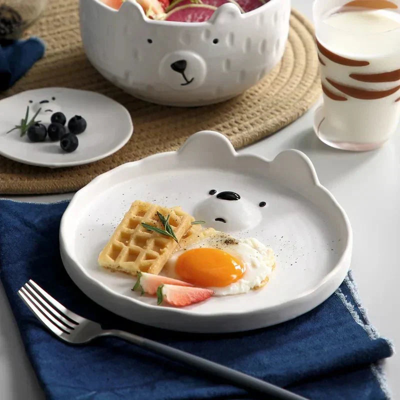 Keramische Ijsbeer Serviesset Schattig voor Thee en Koffie