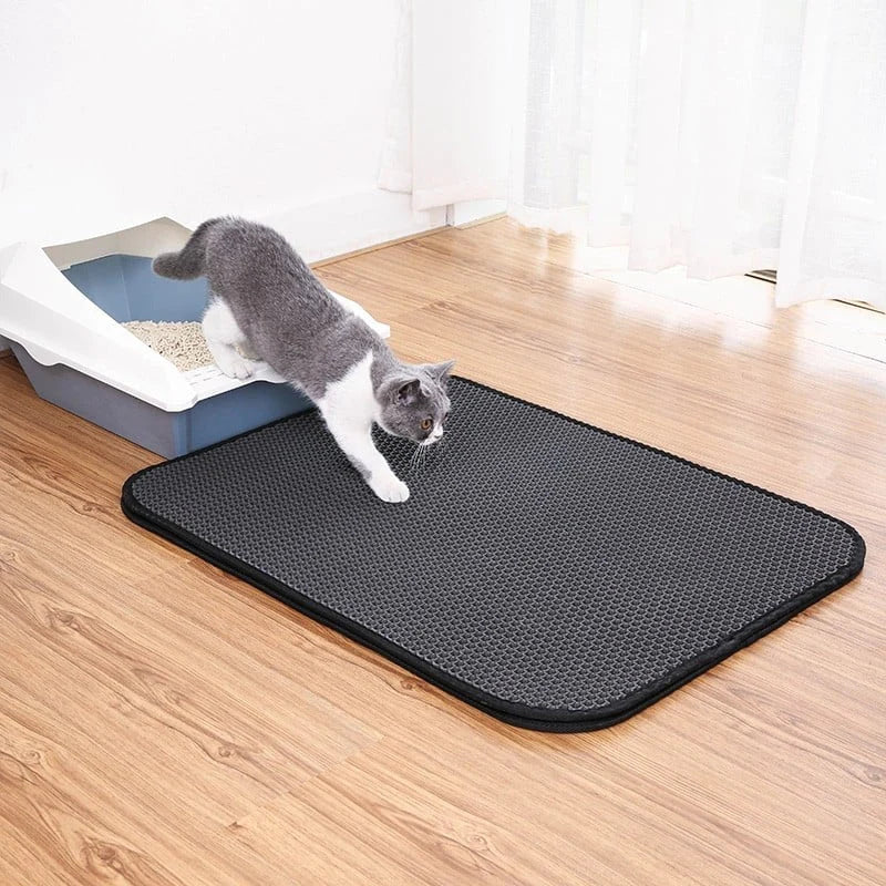 Waterdichte Kattenbakmat voor Gemakkelijke Schoonmaak - Velinix