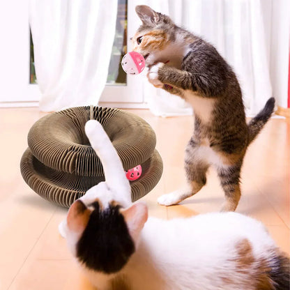 Interactief Kat Speelgoed - Verstelbare Krab met Speelbal voor Katjes