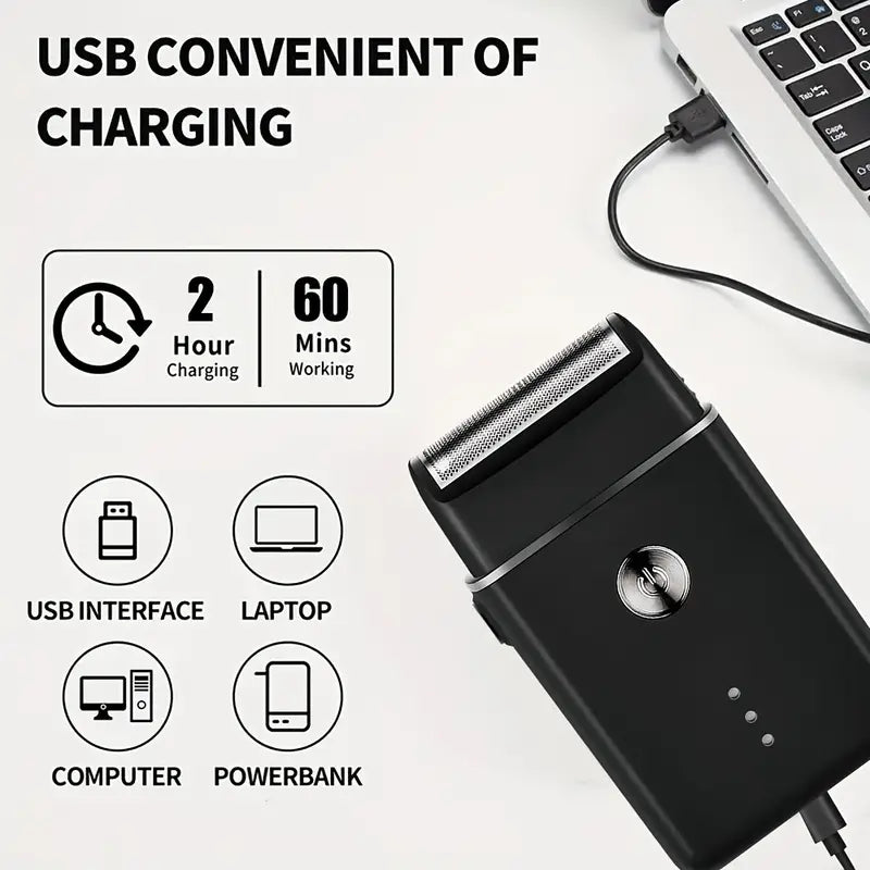 Draadloze Mannen Trimmer Set met LED-display en USB-oplaadbaar