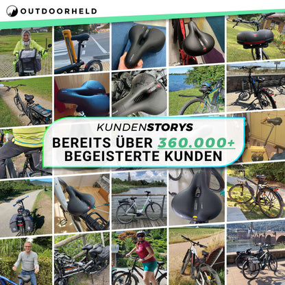 Fietszadel CloudComfort Pro voor Pijnvrij Fietsen