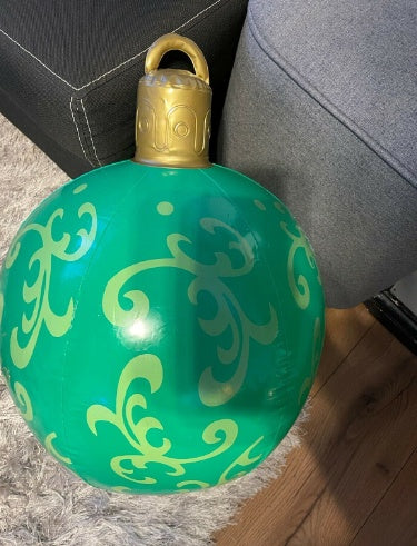 Kerstbal Buiten Decoratie 60cm Weerbestendig PVC