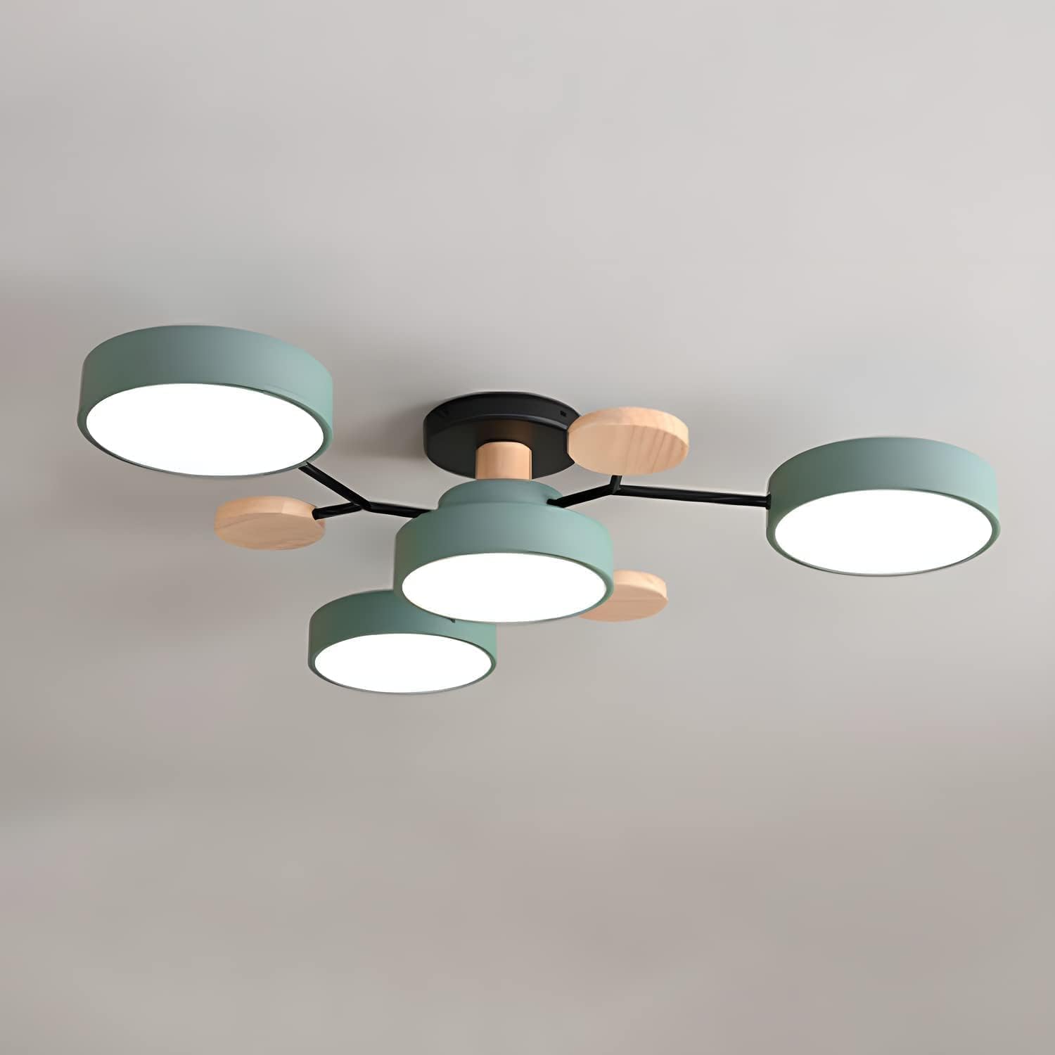 Ronde LED Plafondlamp Modern Woonkamer Lamp Dimbaar - Velinix