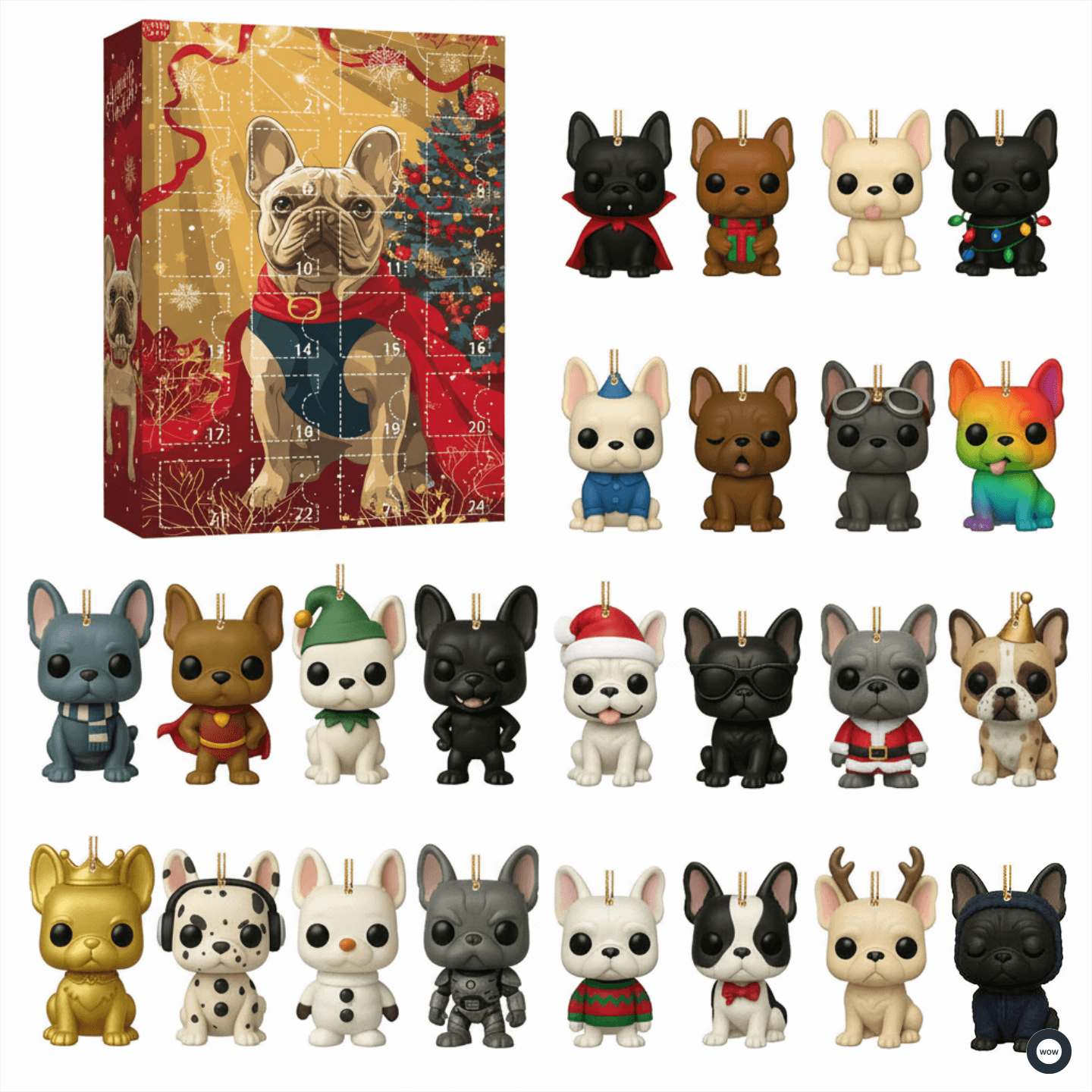 Honden Adventskalender 2025 Grappig Feestcadeau