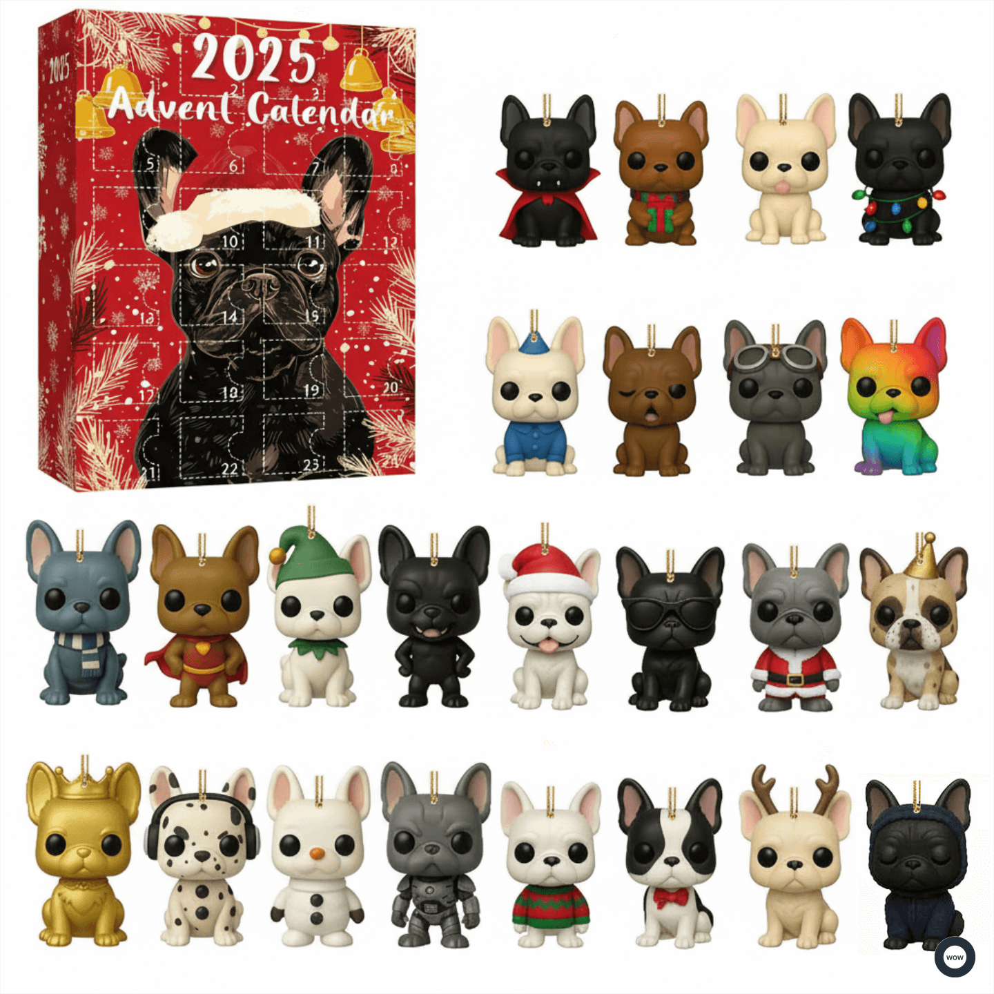 Honden Adventskalender 2025 Grappig Feestcadeau