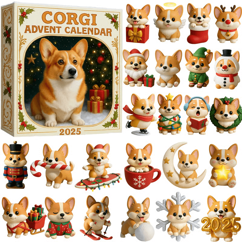 Honden Adventskalender 2025 Grappig Feestcadeau