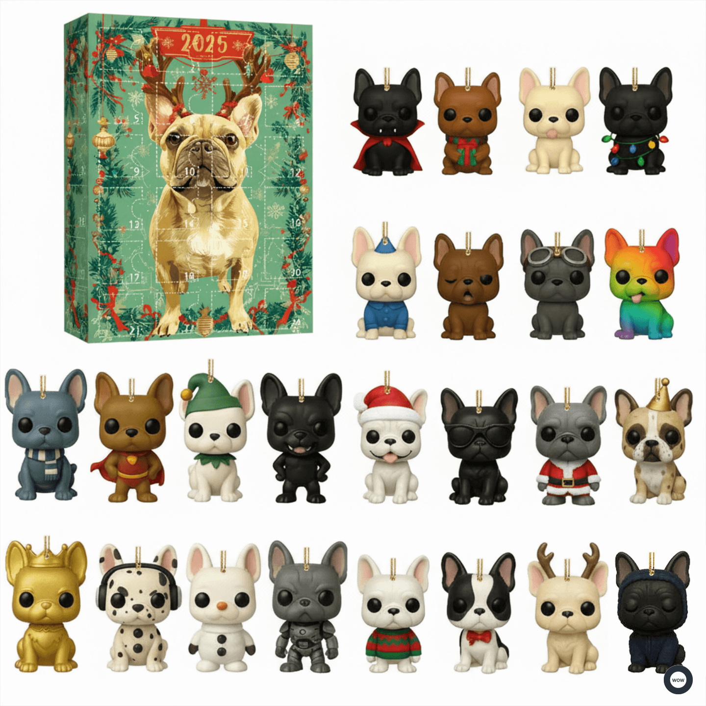 Honden Adventskalender 2025 Grappig Feestcadeau