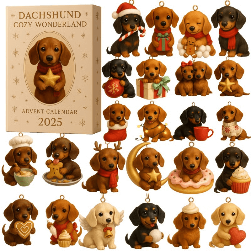 Honden Adventskalender 2025 Grappig Feestcadeau