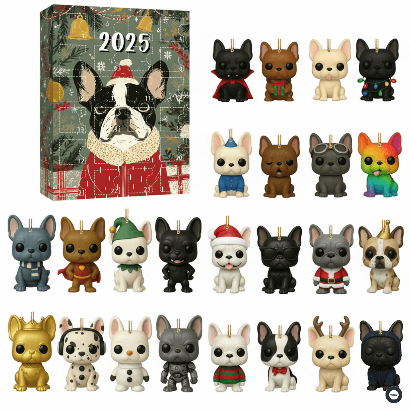 Honden Adventskalender 2025 Grappig Feestcadeau