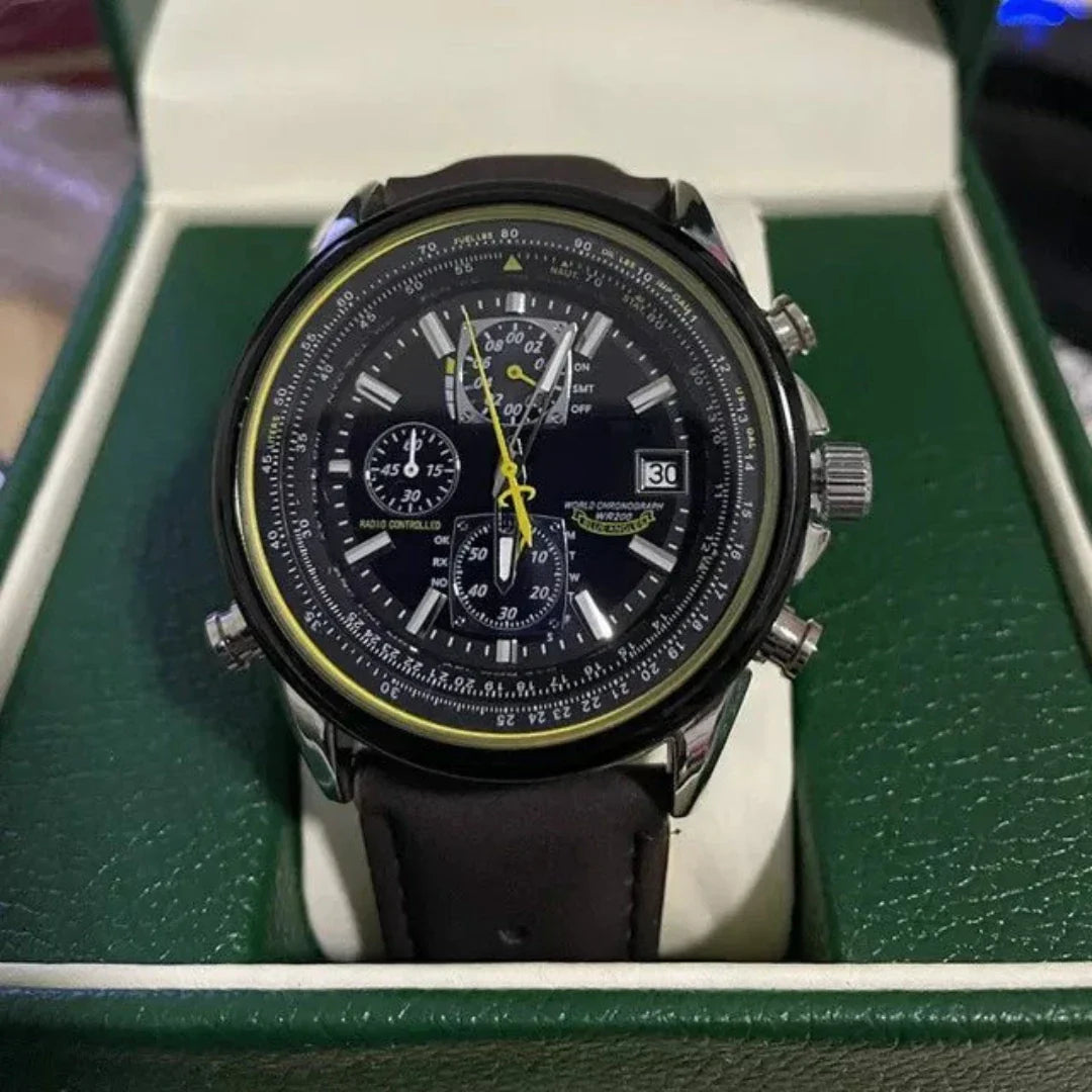 Chronograaf Horloge voor Mannen Elegante Design