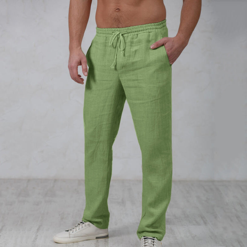 Heren Linnen Broek – Luchtig en Comfortabel Model voor Zomer