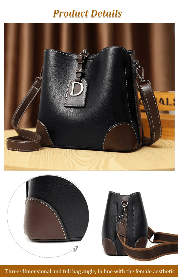 Leren Schoudertas Elegante Stijlvol Luxe Design