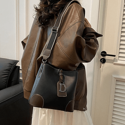 Leren Schoudertas Elegante Stijlvol Luxe Design