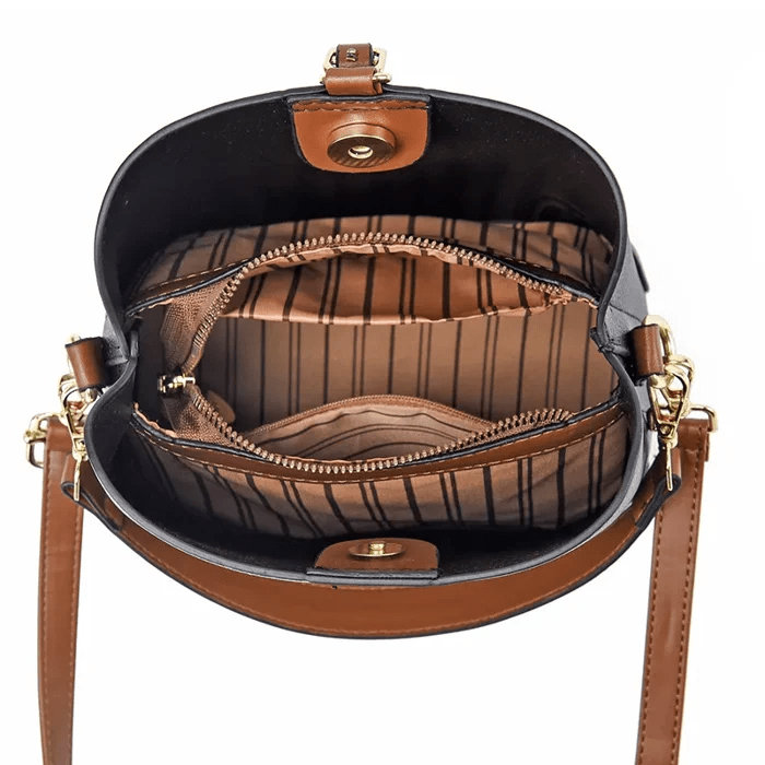 Leren Schoudertas Elegante Stijlvol Luxe Design