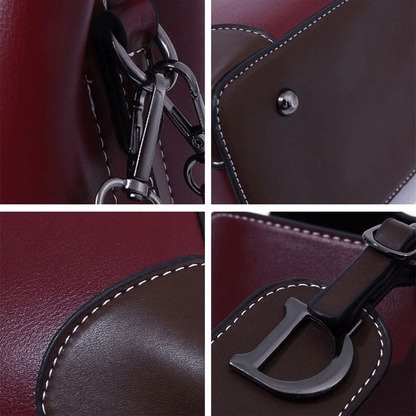 Leren Schoudertas Elegante Stijlvol Luxe Design