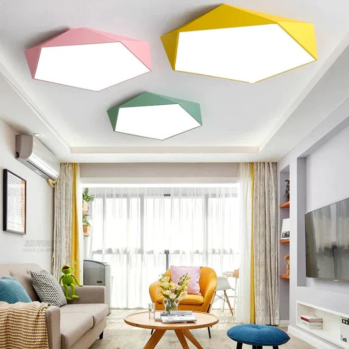 Pentagon Plafondlamp Modern Design Luxe LED