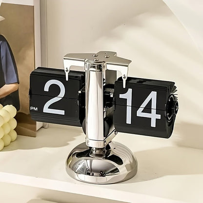 Retro Flip Klok voor Woonkamer en Kantoor Decoratie Modern