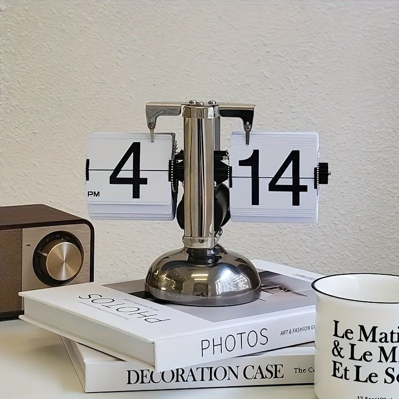 Retro Flip Klok voor Woonkamer en Kantoor Decoratie Modern - Velinix