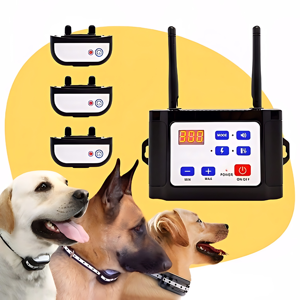 Draadloze Honden Trainhalsband met Elektronische Omheining