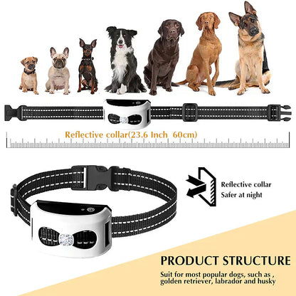 Draadloze Hondenhalsband Trainingshalsband Waterdicht Oplaadbaar 2-in-1