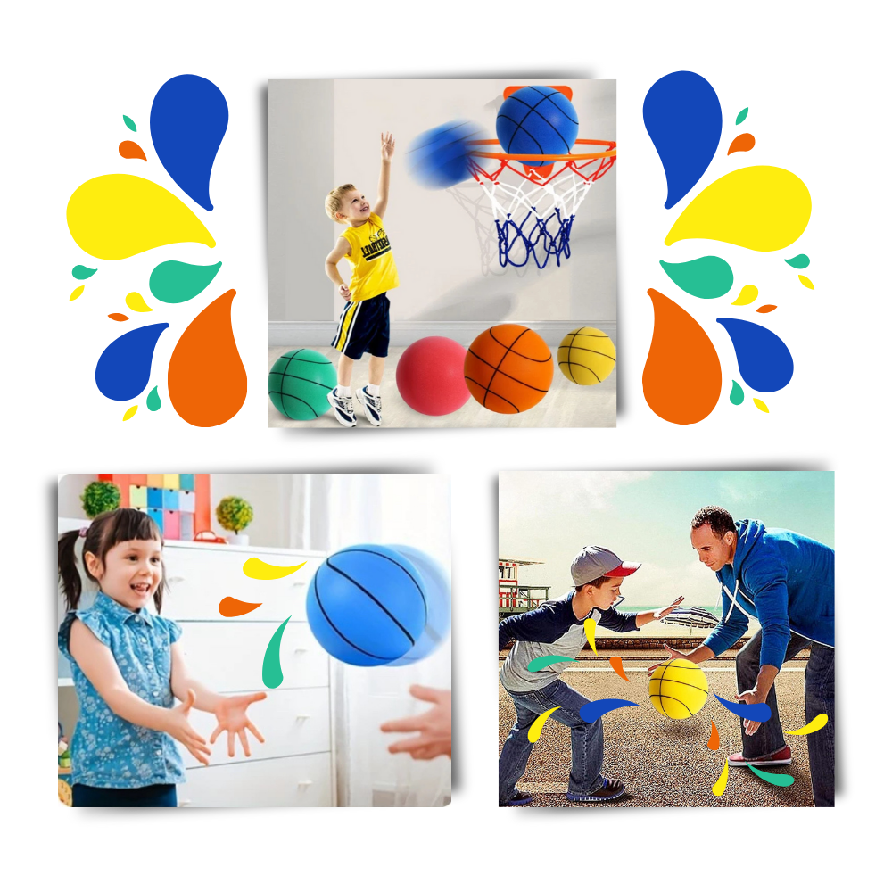 Kinder Basketbal Kleurrijk en Zacht