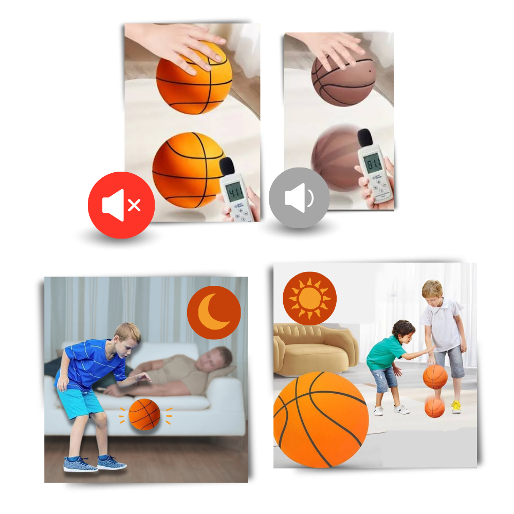 Kinder Basketbal Kleurrijk en Zacht