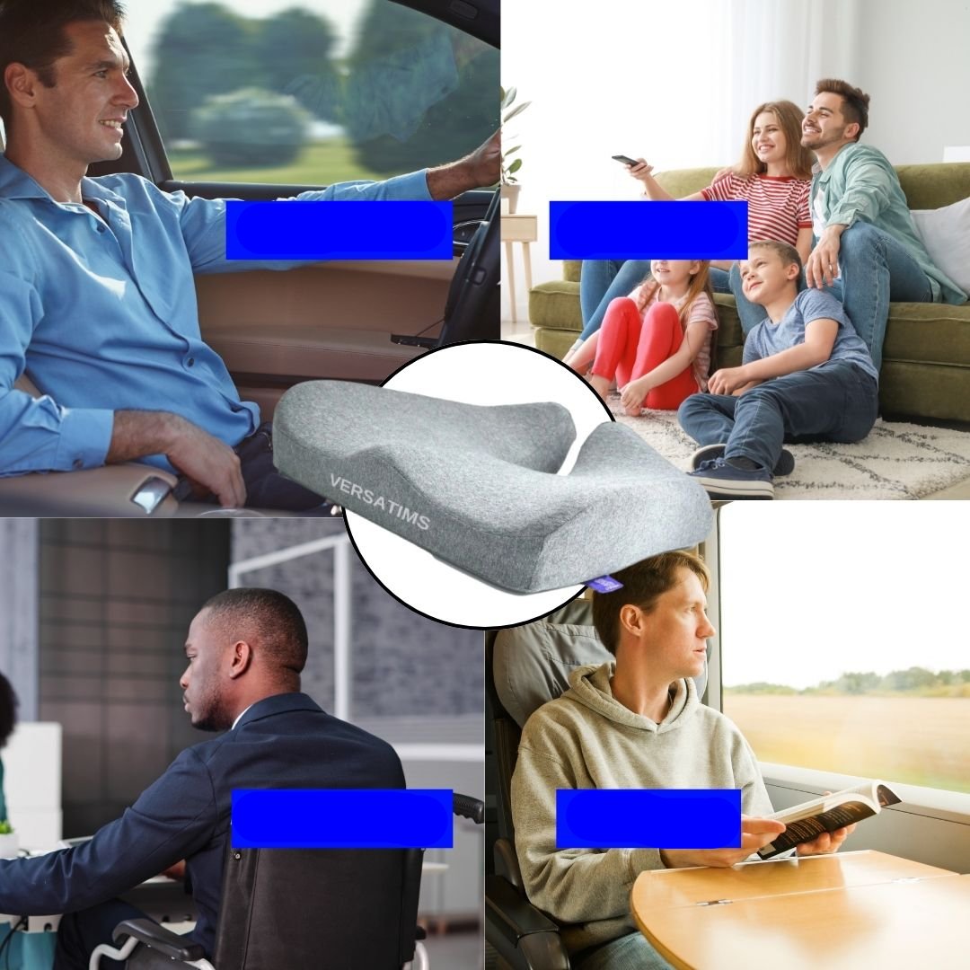 Rugkussen voor Onderrugondersteuning en Ischias Verlichting