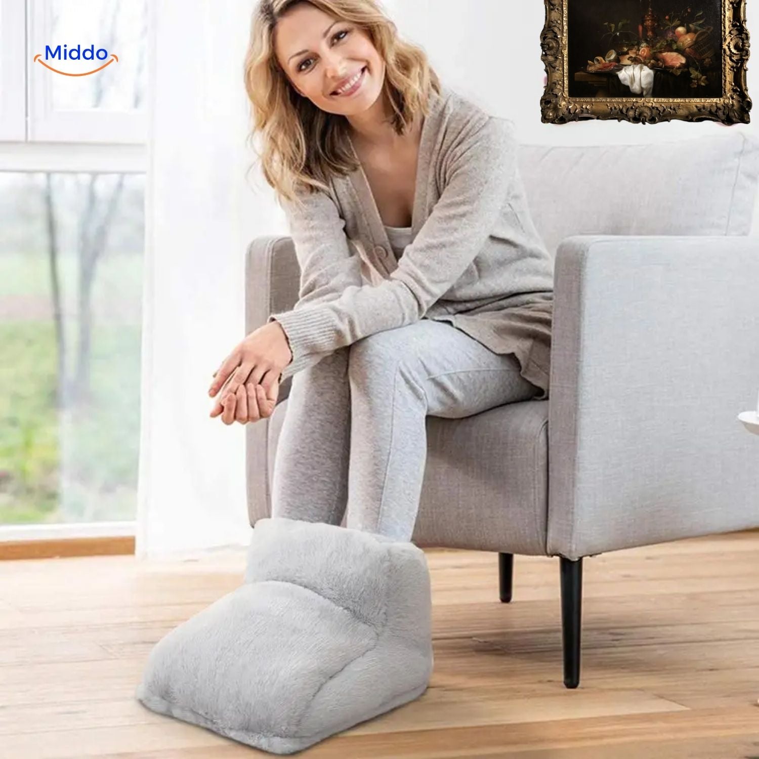 Elektrische Voetverwarmer voor Warme Voeten Comfortabel - Velinix