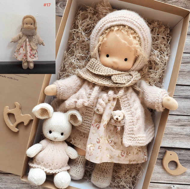 Waldorf Pop Schattig Handgemaakt Speelpop