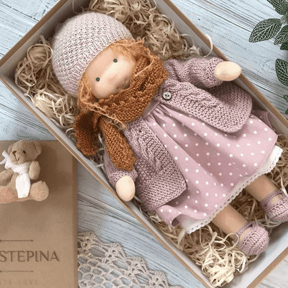 Waldorf Pop Schattig Handgemaakt Speelpop