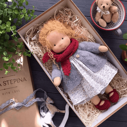 Waldorf Pop Schattig Handgemaakt Speelpop