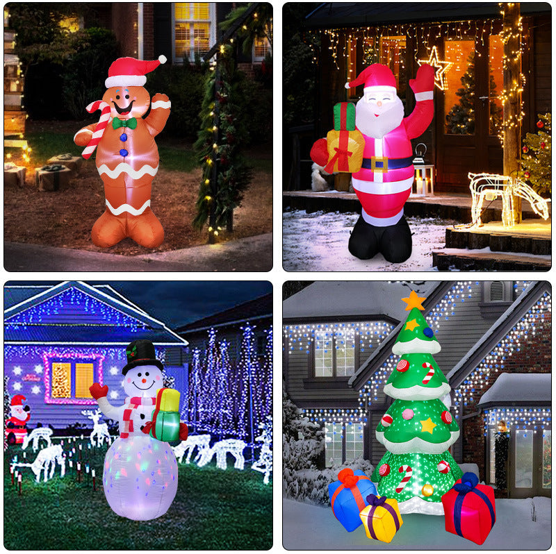 Kerstversiering met Verlichting - Sneeuwman of Kerstboom Ornament