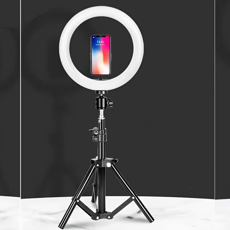 LED Ringlicht 10 Inch met Statief en Telefoonhouder voor Make-up en Vloggen