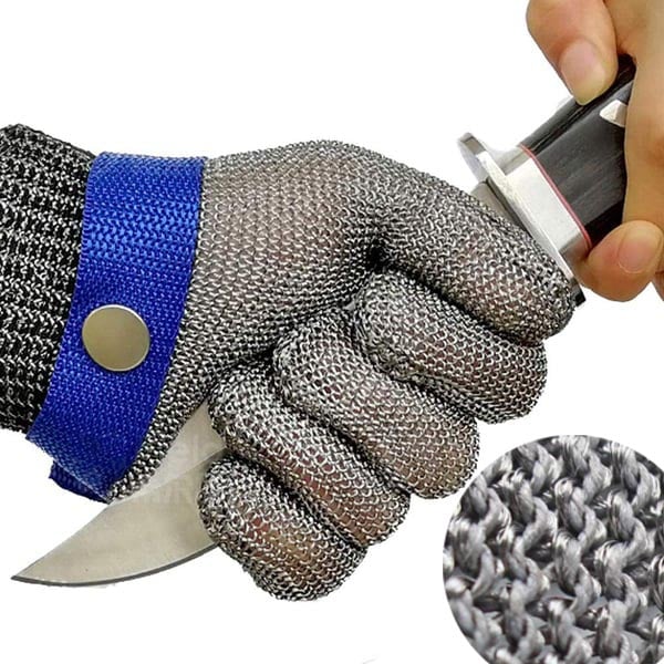 RVS Metaalhandschoen Beschermt Handen voor Keuken en Tuin - Velinix
