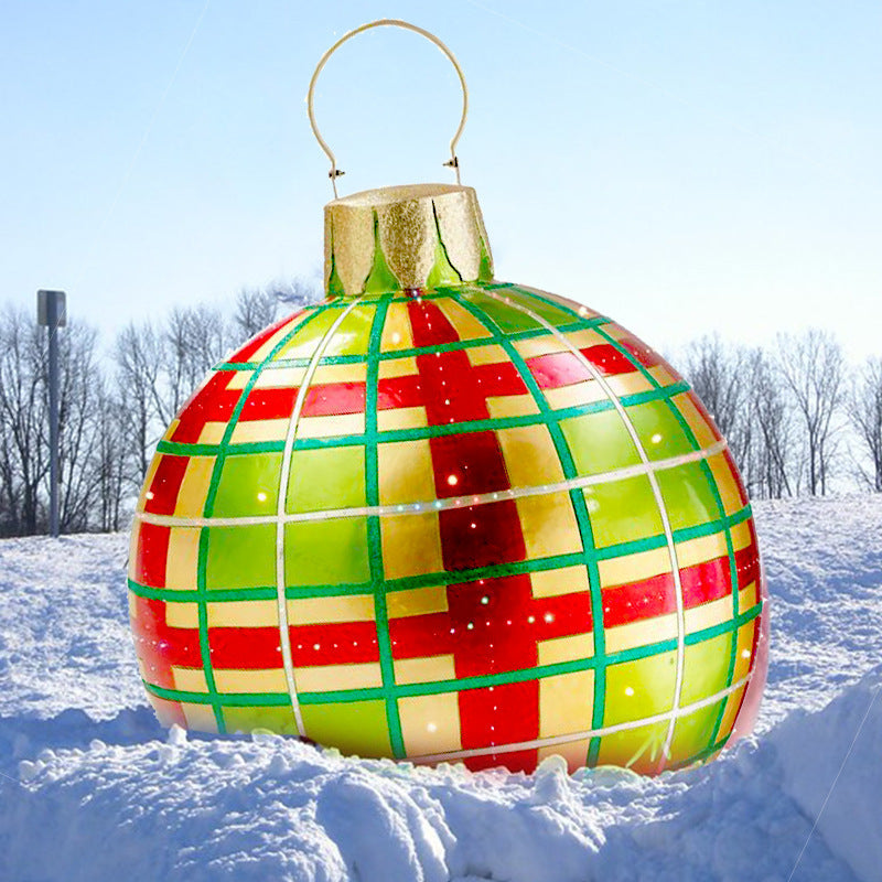 Kerstbal Buiten Decoratie 60cm Weerbestendig PVC