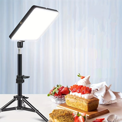 LED Lichtstatief voor Fotografie 1.1m Hoog Verstelbaar Aluminium - Velinix